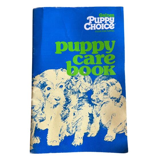 Puppy Care Book Gaines Dog Food Advertisement VTG 1977 General Mills Paperback - Picture 1 of 6